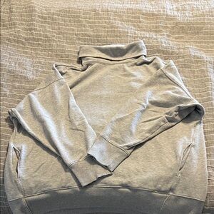 Aerie Light Gray Turtleneck Sweater